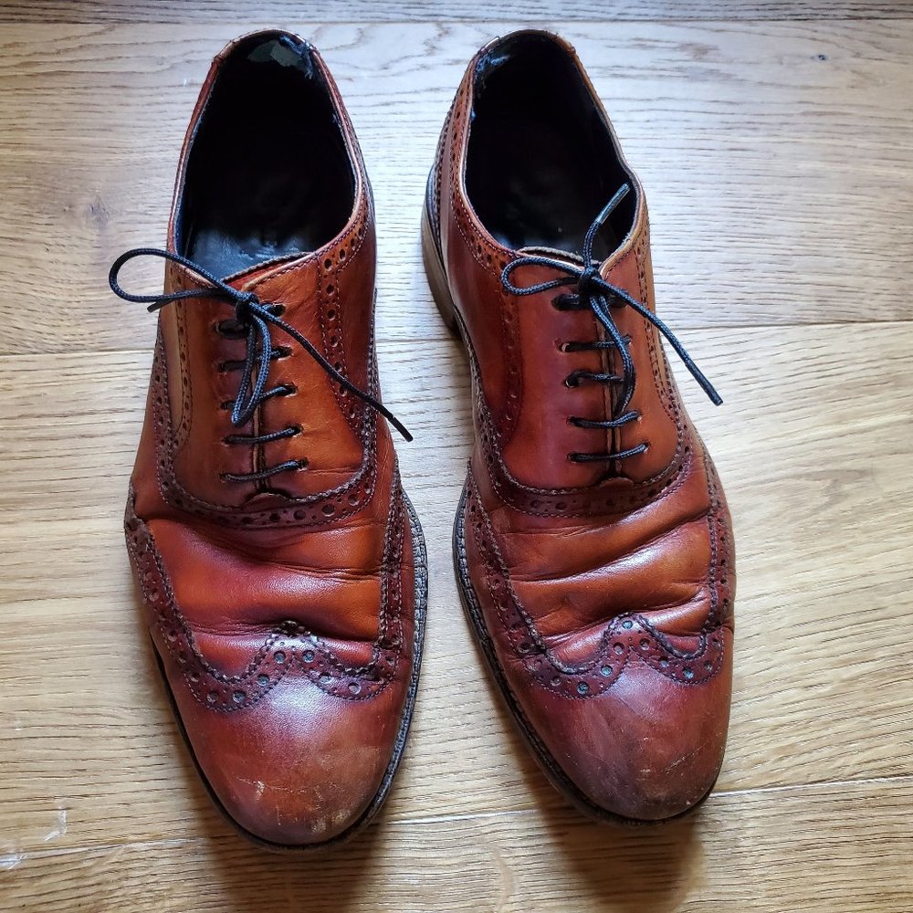 Cole Haan Williams Men's Wingtip Shoes - Tan - 8